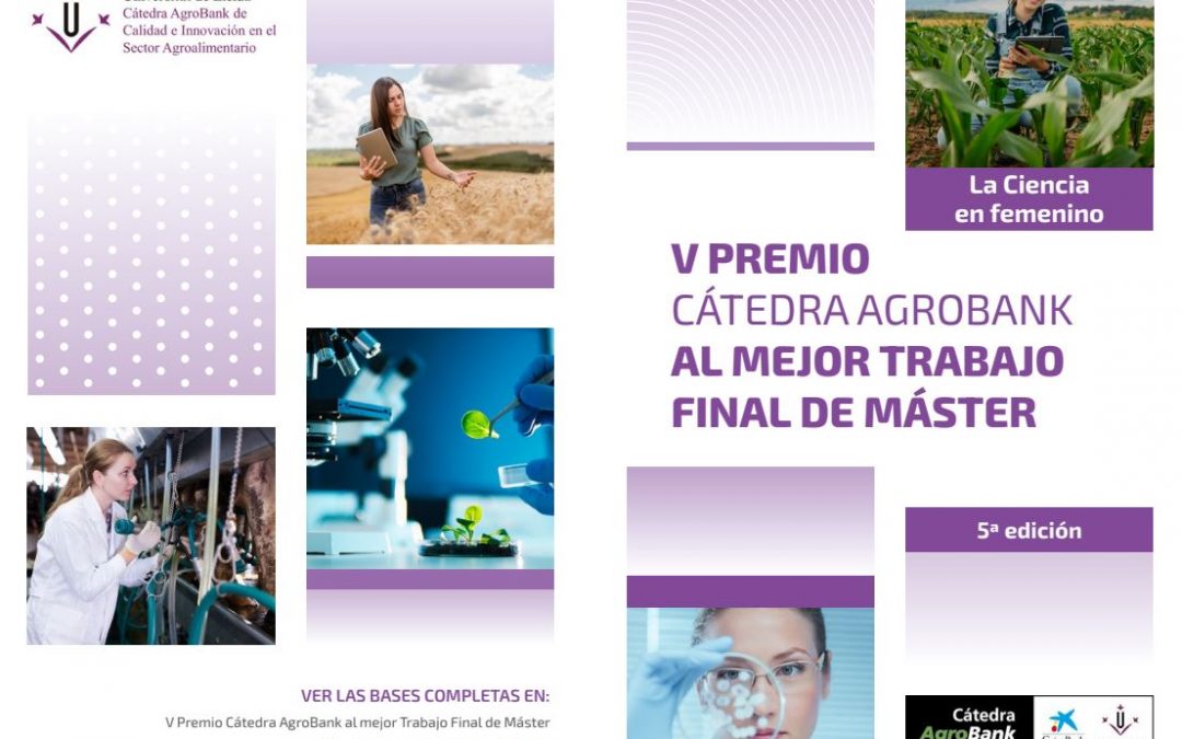 5ª edición del Premio al mejor Trabajo Final de Máster (TFM) La Ciencia en femenino